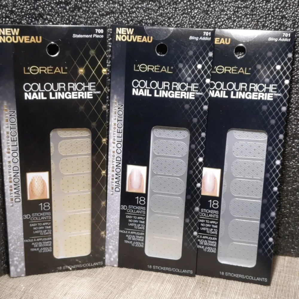 L'oreal colour riche nail lingerie LOT of 3